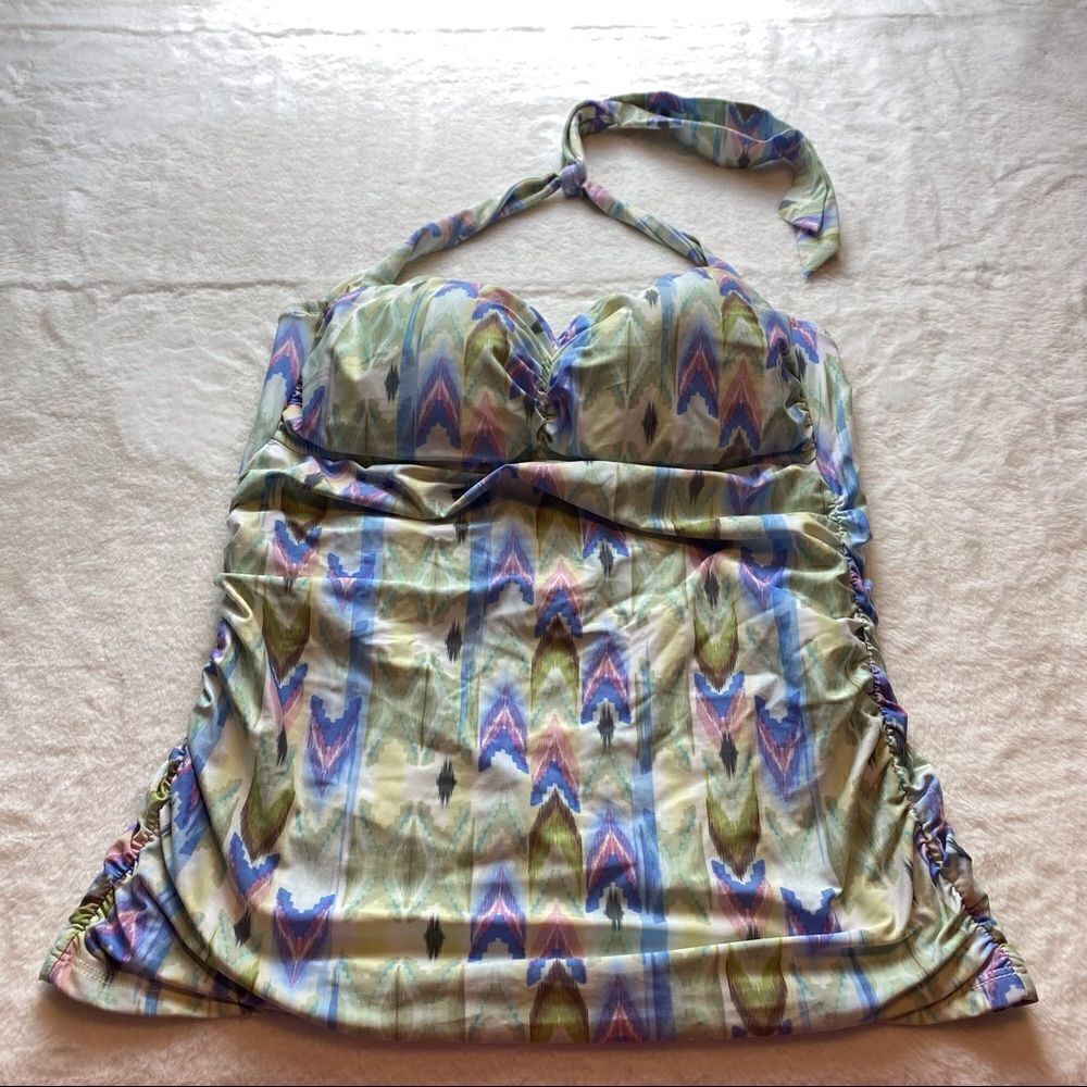 Helen Jon Halter Tankini Top Size Large